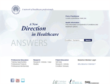 Tablet Screenshot of iahp.com